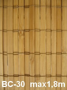 bambù in rotolo per tende - confezionato dalle canne di bambù 